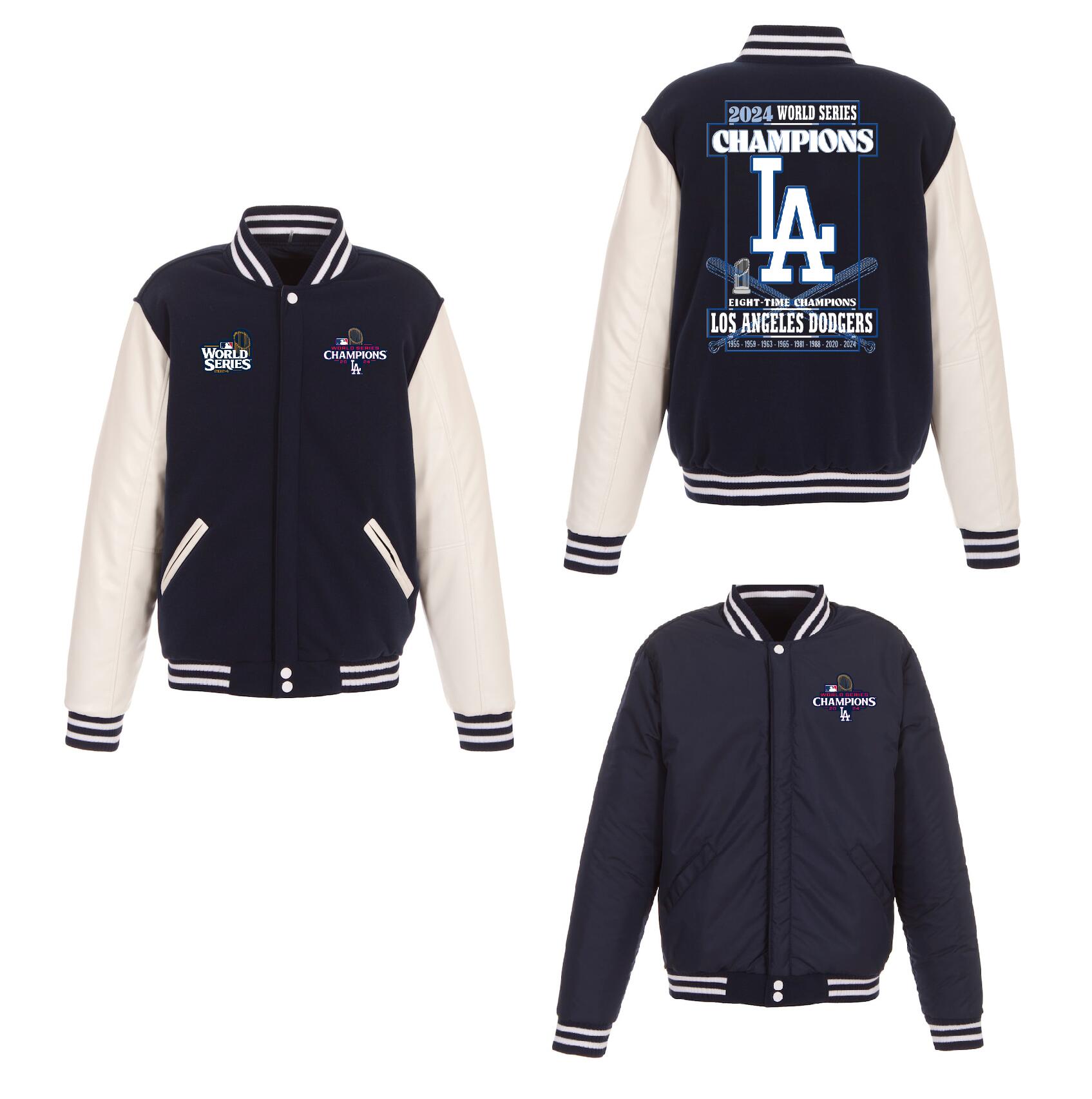 Men Los Angeles Dodgers #5 Freeman 2024 MLB World Series Champions blue Jacket style 9->cleveland cavaliers->NBA Jersey